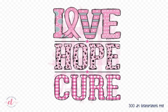 Review: Love Hope Cure Sublimation Design PNG for Embroidery