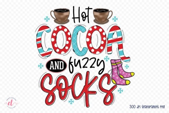 Reviewing Hot Cocoa and Fuzzy Socks for Winter Embroidery