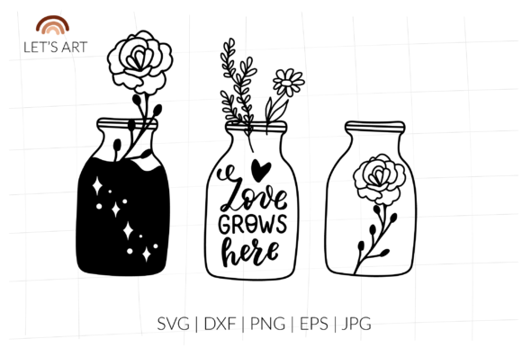 Reviewing Love Grows Here, Peony Mason Jar for Real Embroidery