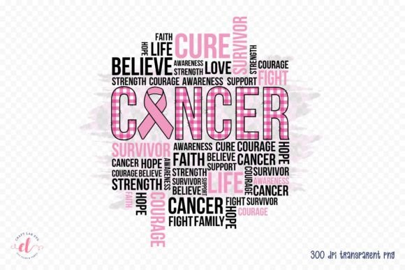 Reviewing the Breast Cancer Typography Design PNG